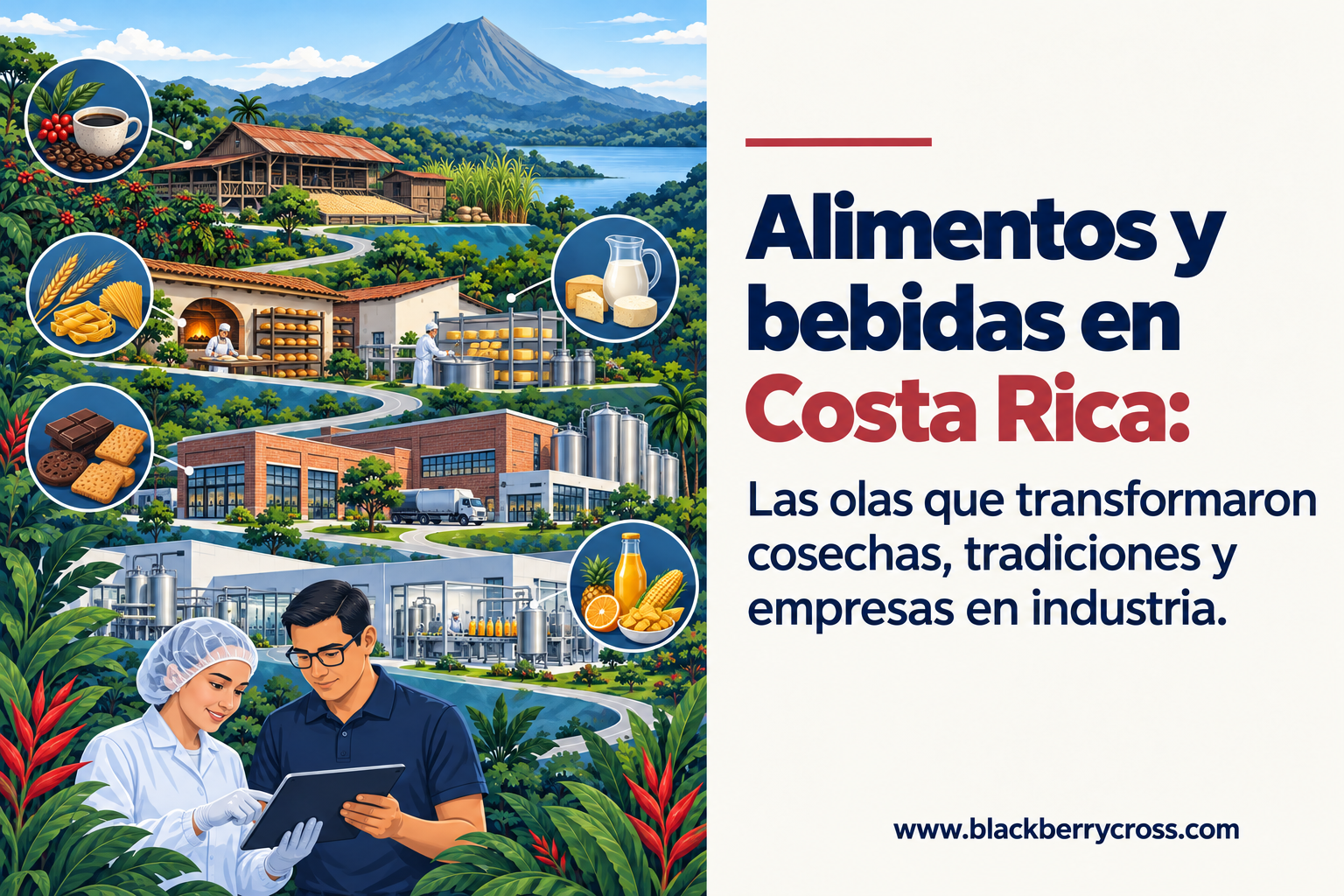 Alimentos y bebidas en Costa Rica: las olas que transformaron cosechas, tradiciones y empresas en industria